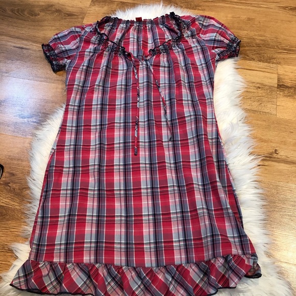 Esprit small plaid pattern dress - Picture 6 of 6